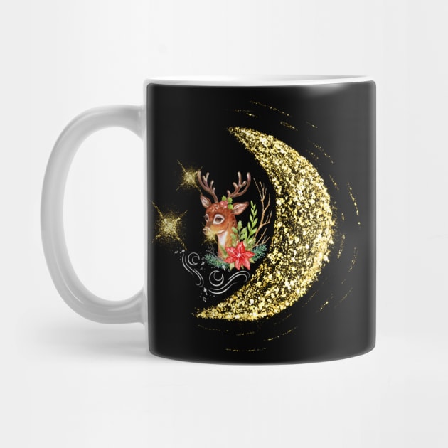 Winter Solstice Stag &Fantasy Moon Women's by yayashop